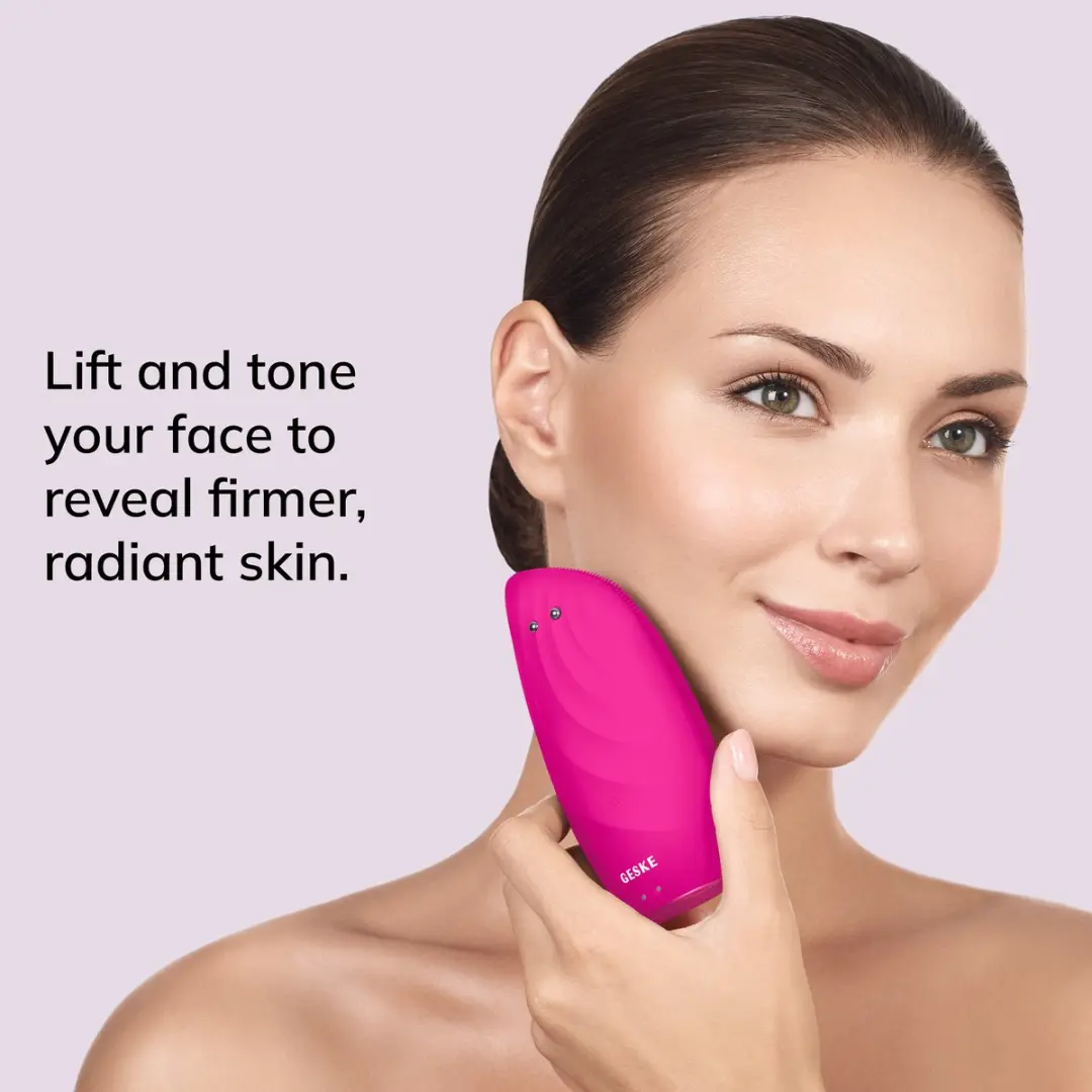 Geske SmartAppGuided Sonic Thermo Facial Brush GK000006MG01 - 18 Snelheden - Magenta