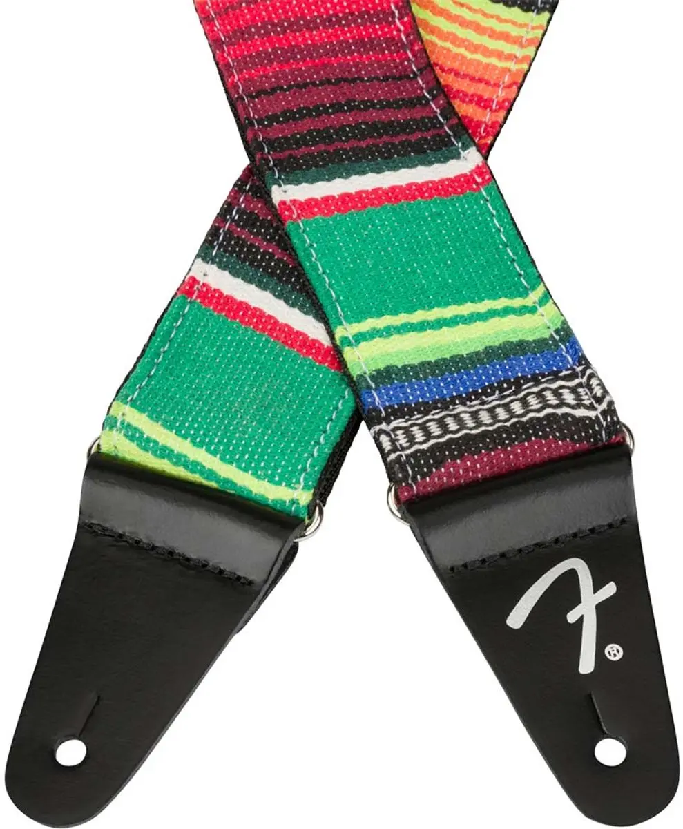 Fender Serape Gitaarband - Groen