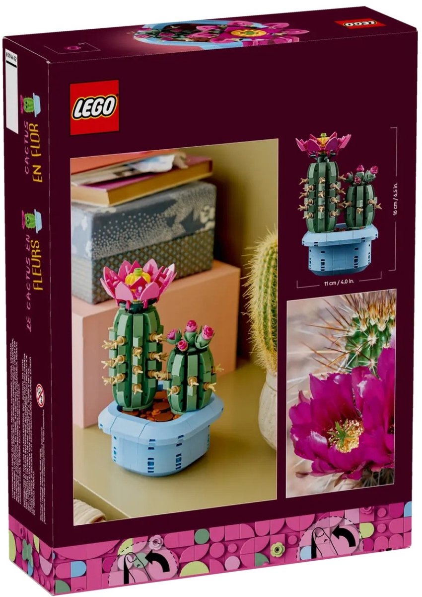 LEGO Botanicals Bloeiende Cactus - Planten Decoratie Set - 11509