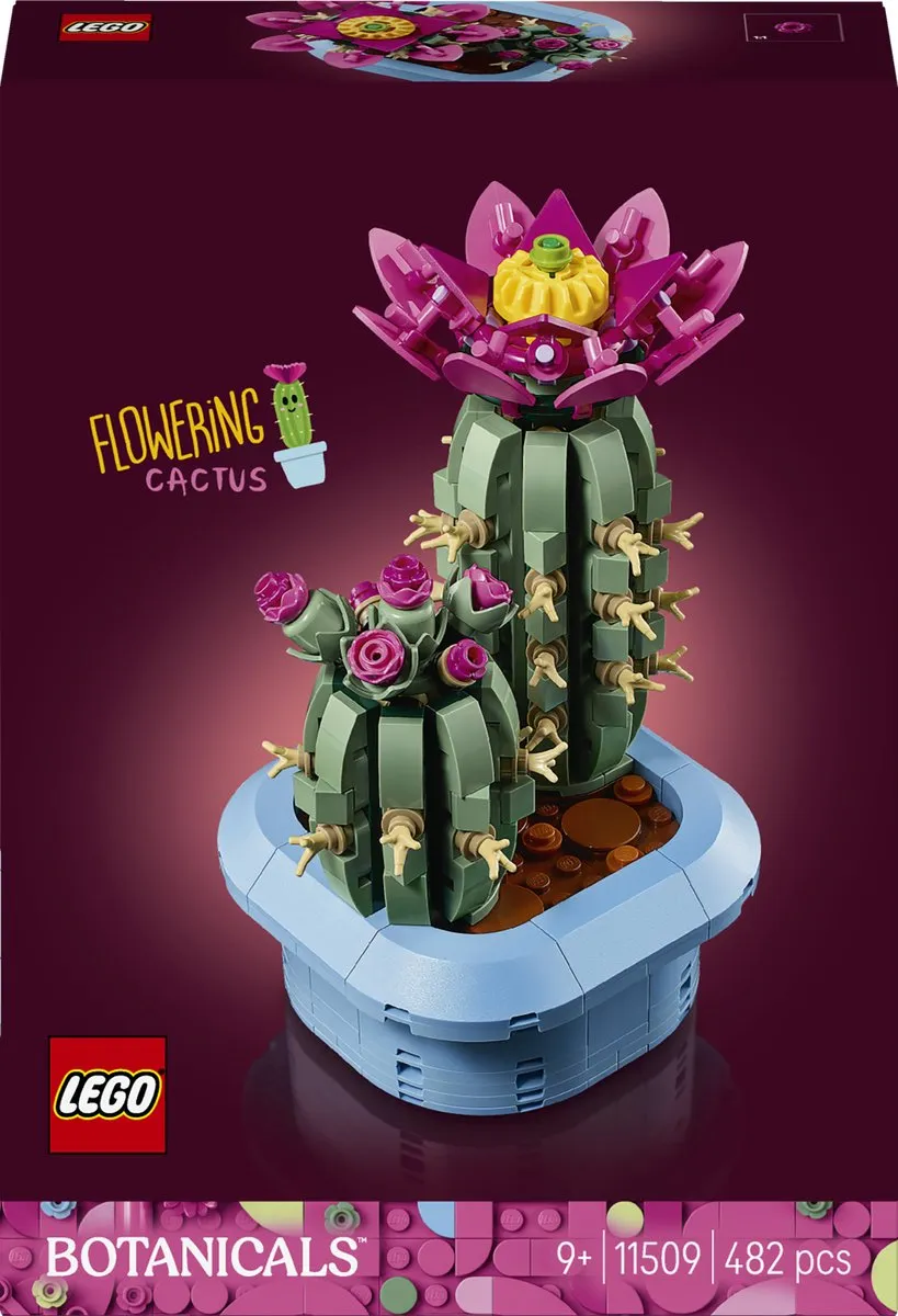 LEGO Botanicals Bloeiende Cactus 11509 - 482 Stukken - Multicolor