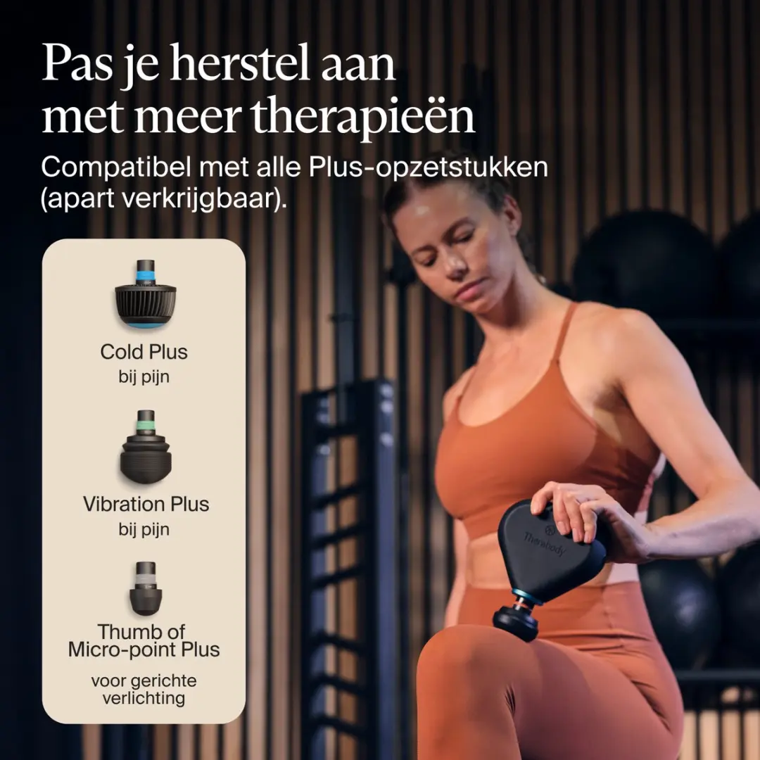 Therabody Theragun Mini Plus Massagepistool - 3 Warmtestanden - Zwart - afbeelding 6 van 6
