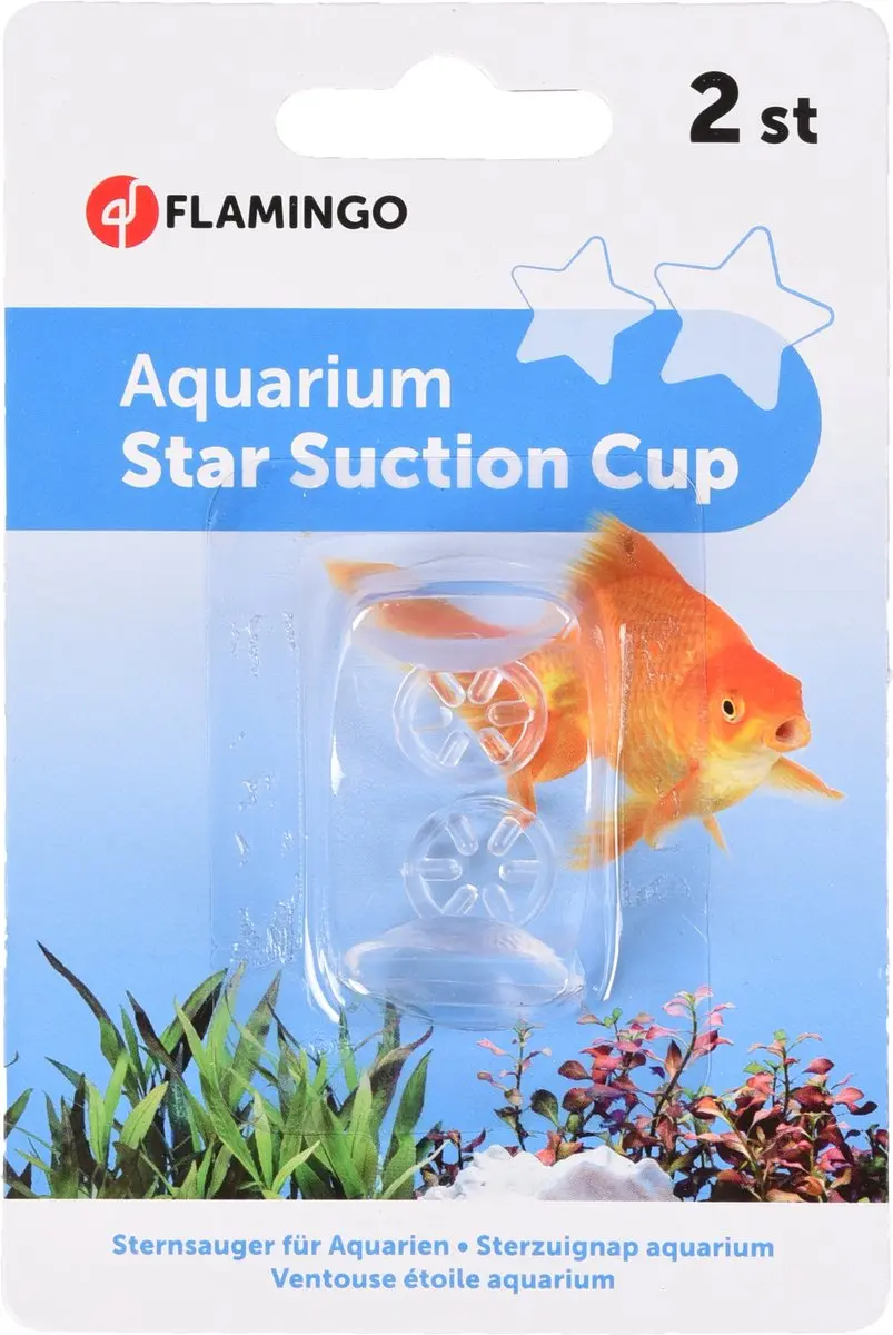 Flamingo Aquarium Sterzuignap Wit