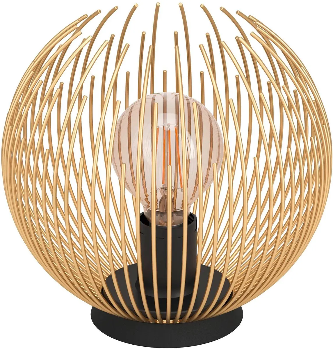 Eglo Venezuela Tafellamp - Ø23,5cm - Goud/Zwart