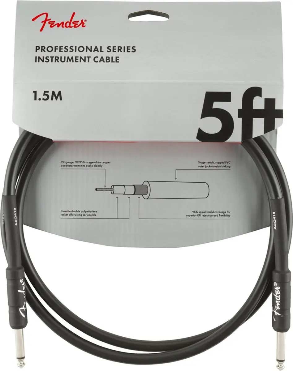 Fender 990820026 Instrumentkabel 5ft