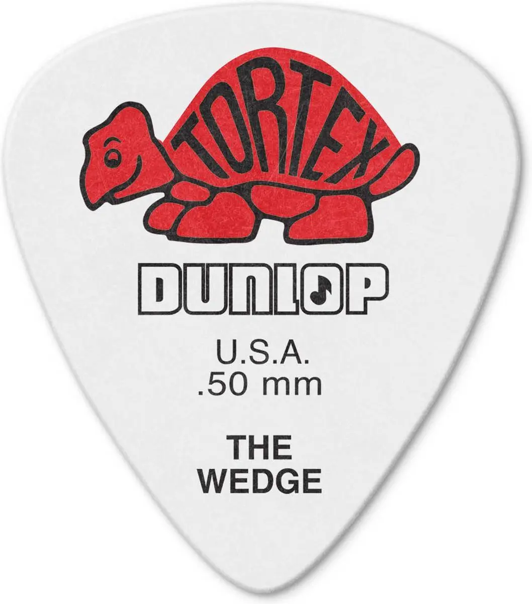 Dunlop Wedge Plectrum 0.50mm - 12 Stuks