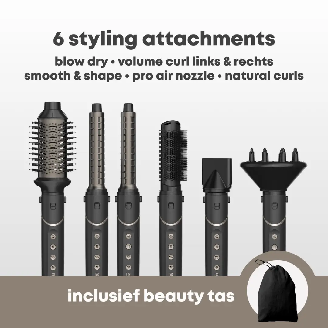 Revamp DR-2950 7-in-1 Airstyler - Zwart