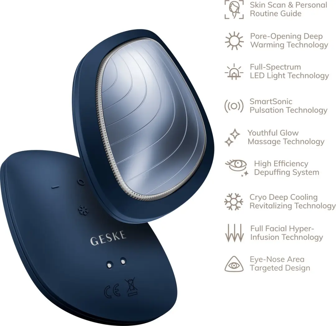 Geske SmartAppGuided Sonic Warm & Cool Mask GK000002MN01 - Midnight - afbeelding 6 van 6
