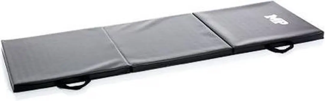 Muscle Power Tri-Fold Mat - Opvouwbare Yogamat Zwart