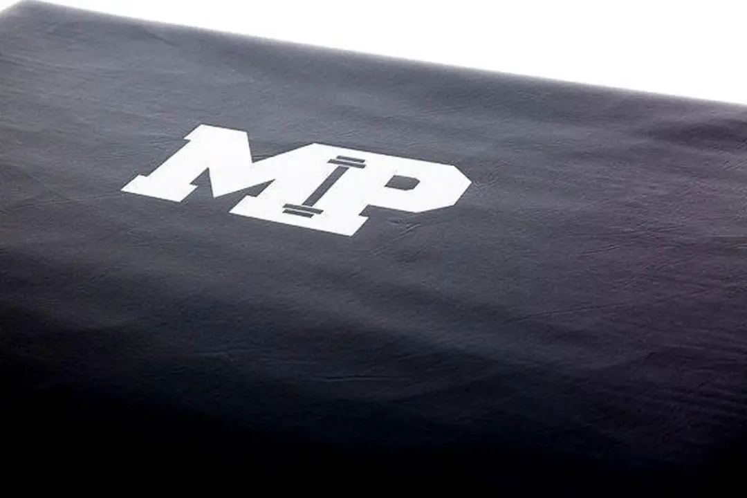 Muscle Power Tri-Fold Mat - Opvouwbare Yogamat Zwart