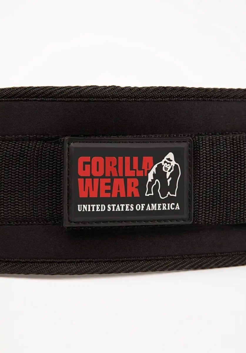 Gorilla Wear Dames Gewichthefriem 4 Inch - Zwart S
