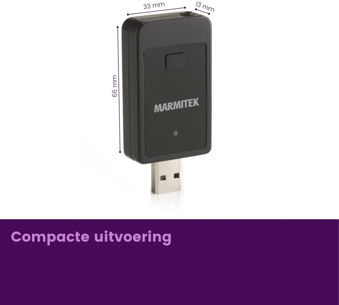 Marmitek BoomBoom 50 Bluetooth Transmitter 25008199 - TV naar koptelefoon