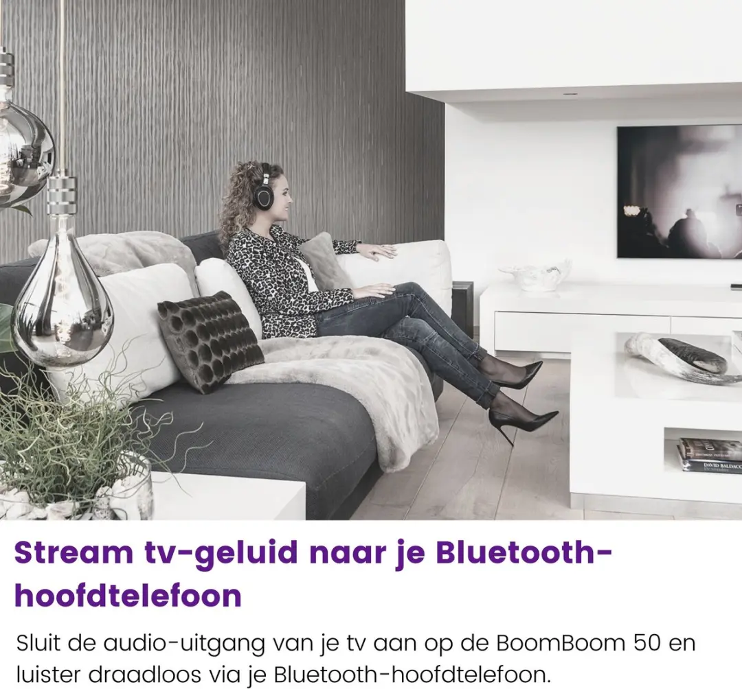 Marmitek BoomBoom 50 Bluetooth Transmitter 25008199 - TV naar koptelefoon