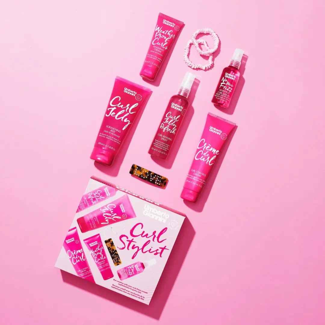 Umberto Giannini Curl Stylist Gift Box Roze