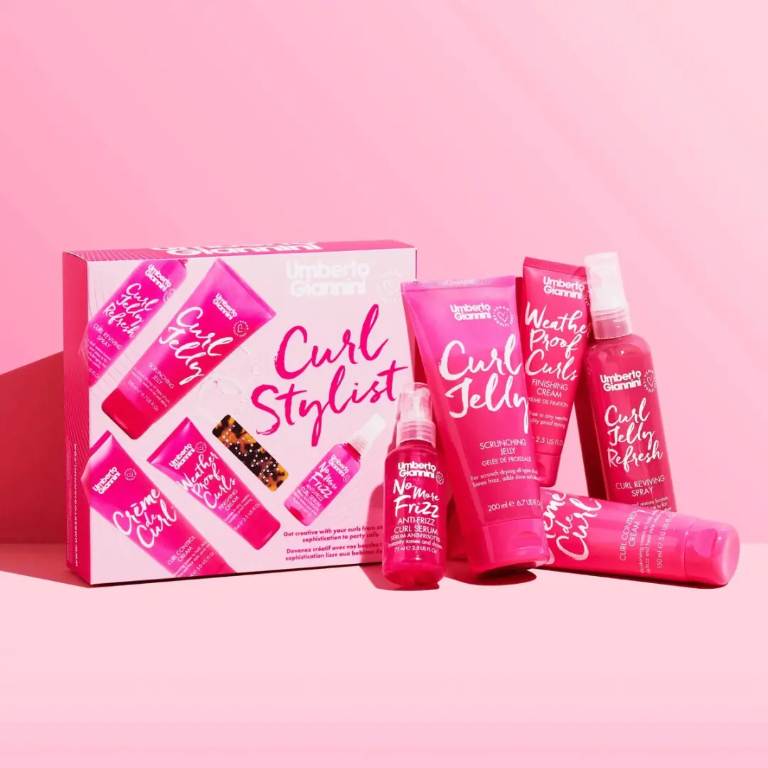 Umberto Giannini Curl Stylist Gift Box Roze