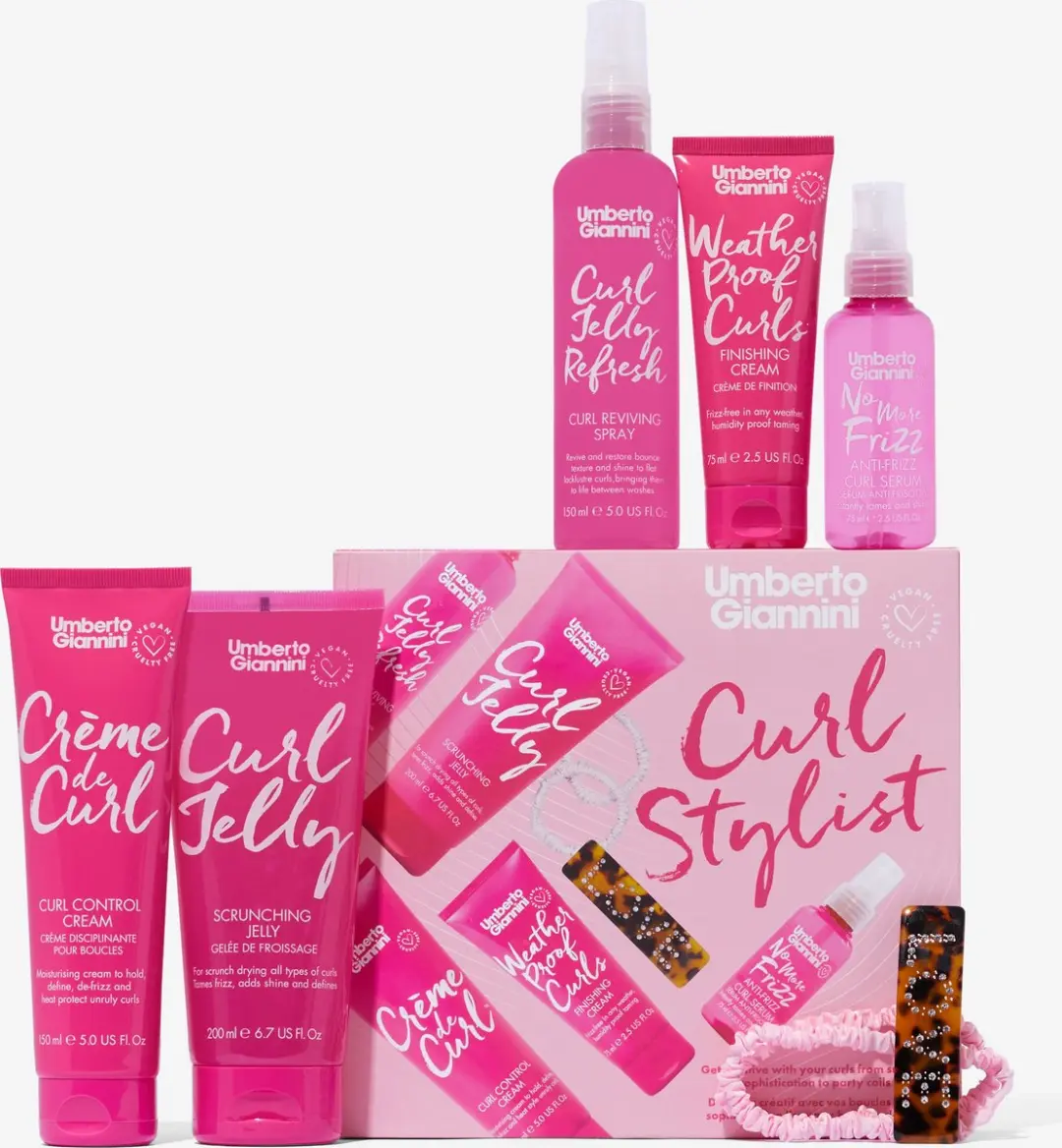 Umberto Giannini Curl Stylist Gift Box Roze