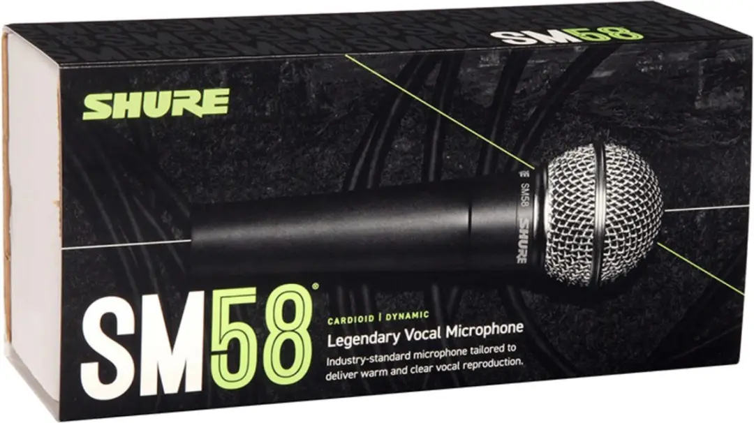 Shure SM58-LC Dynamische Zangmicrofoon - Zwart