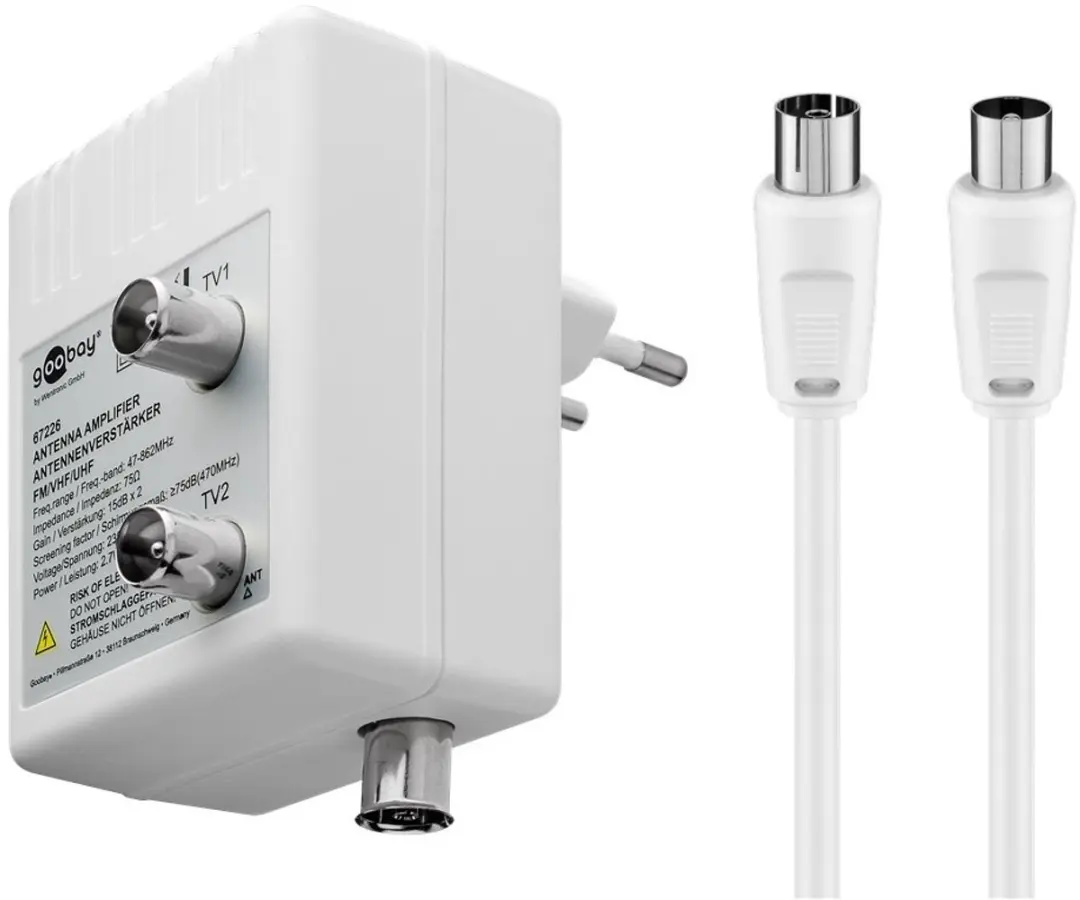 Goobay Antenneversterker 2 Uitgangen