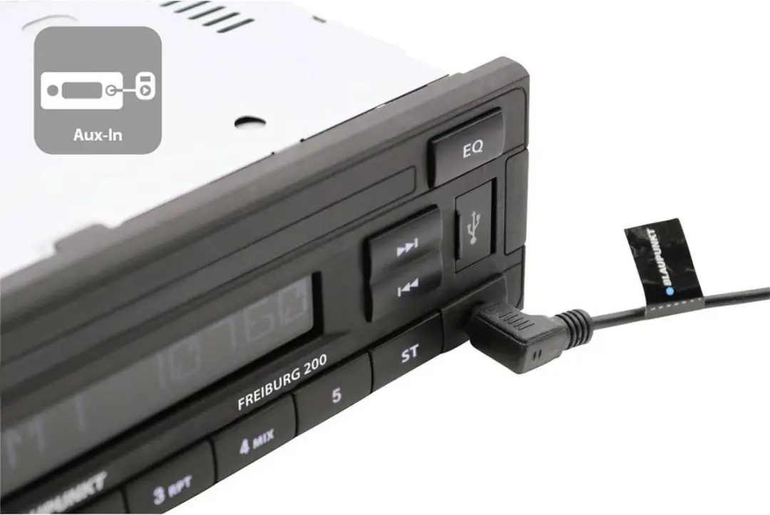 Blaupunkt Freiburg 200 Autoradio Enkel DIN - 50W - Zwart