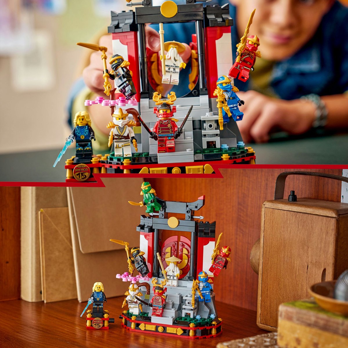 LEGO NINJAGO - 15-Jarig Jubileum: Display met Ninjapersonages - 71866