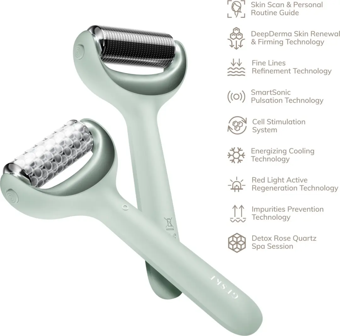 GESKE SmartAppGuided MicroNeedle Roller GK000042GN01 - 9-in-1 - Groen - afbeelding 2 van 6