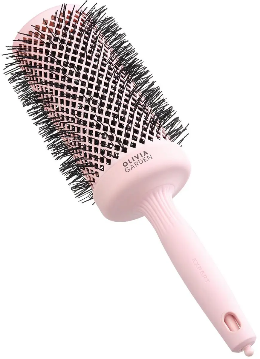 Olivia Garden Expert Blowout Speed Pastel Pink 65mm - Zwart
