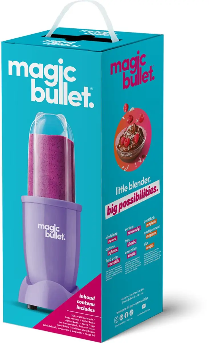 NutriBullet Magic Bullet Color Blender 200W - Paars