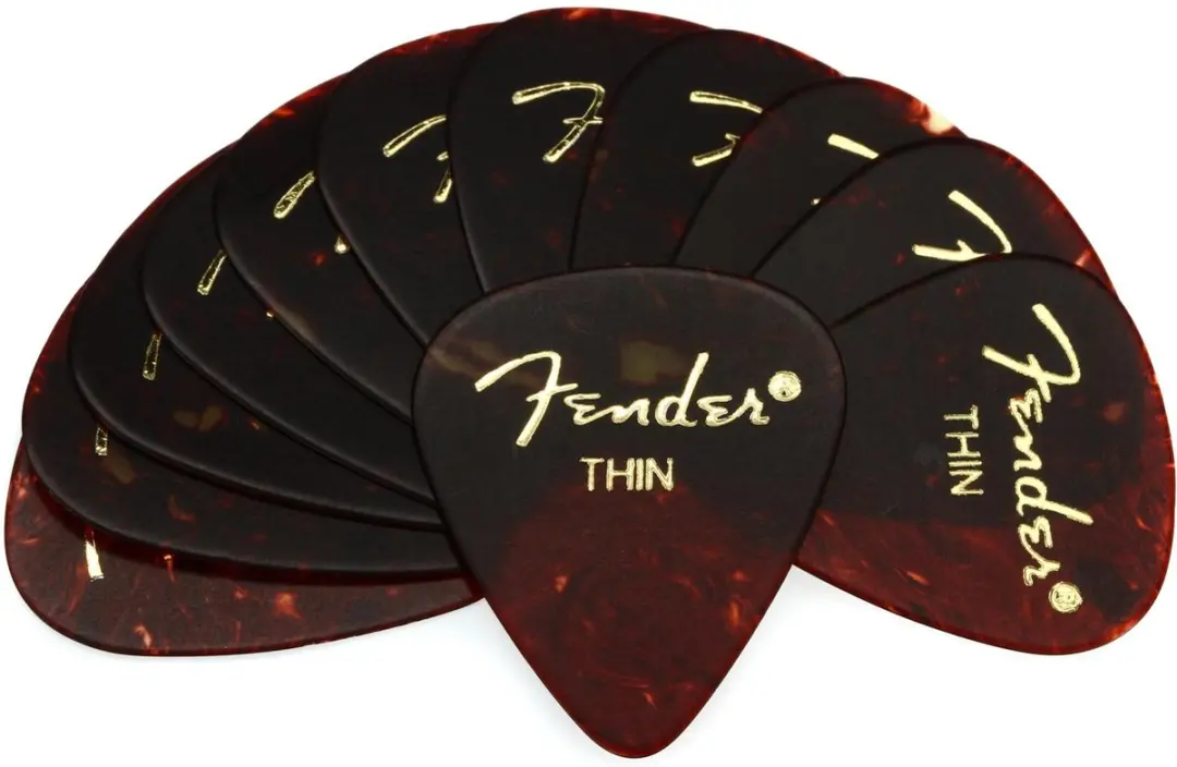 Fender 351 Gitaarpicks - 12 Stuks