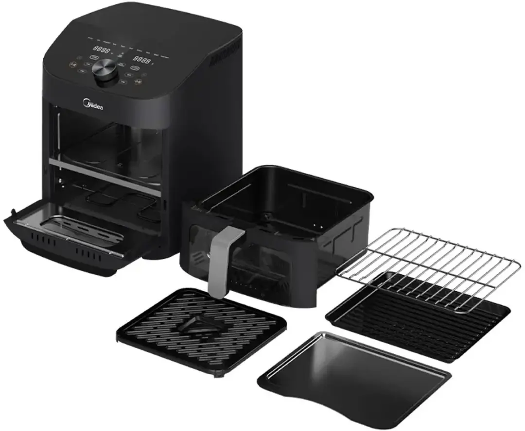 Midea MAD1100DADK Airfryer Oven 1850W - 6.4L - Zwart