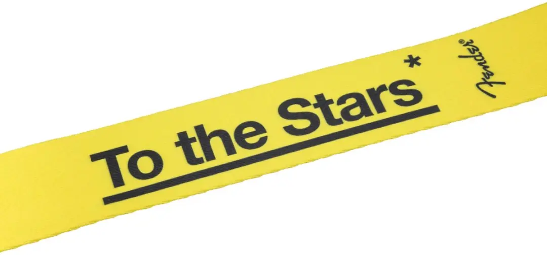 Fender Tom DeLonge To The Stars Strap Graffiti Yellow - Gitaarband