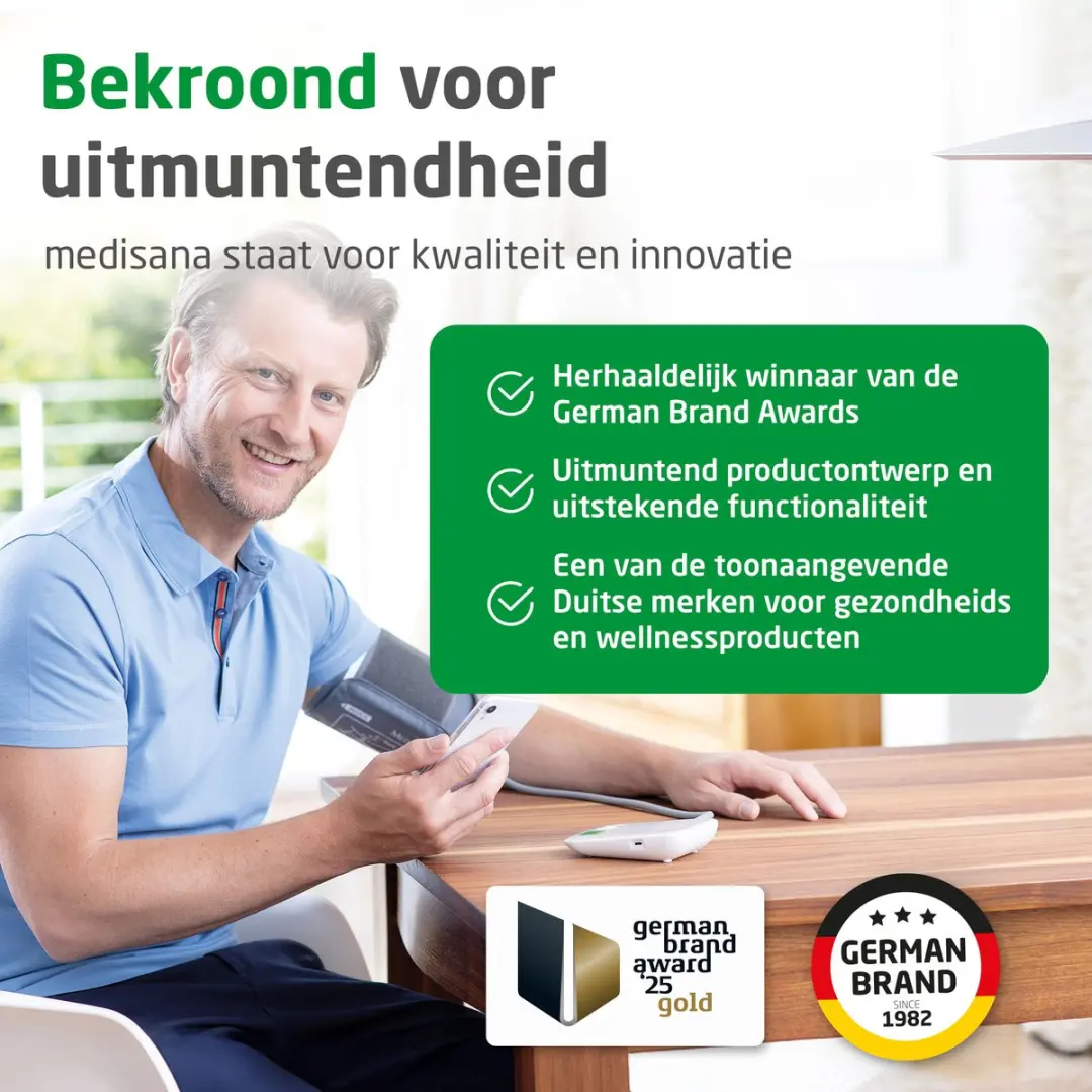 Medisana BU 566 Bloeddrukmeter - 2 Geheugenplekken