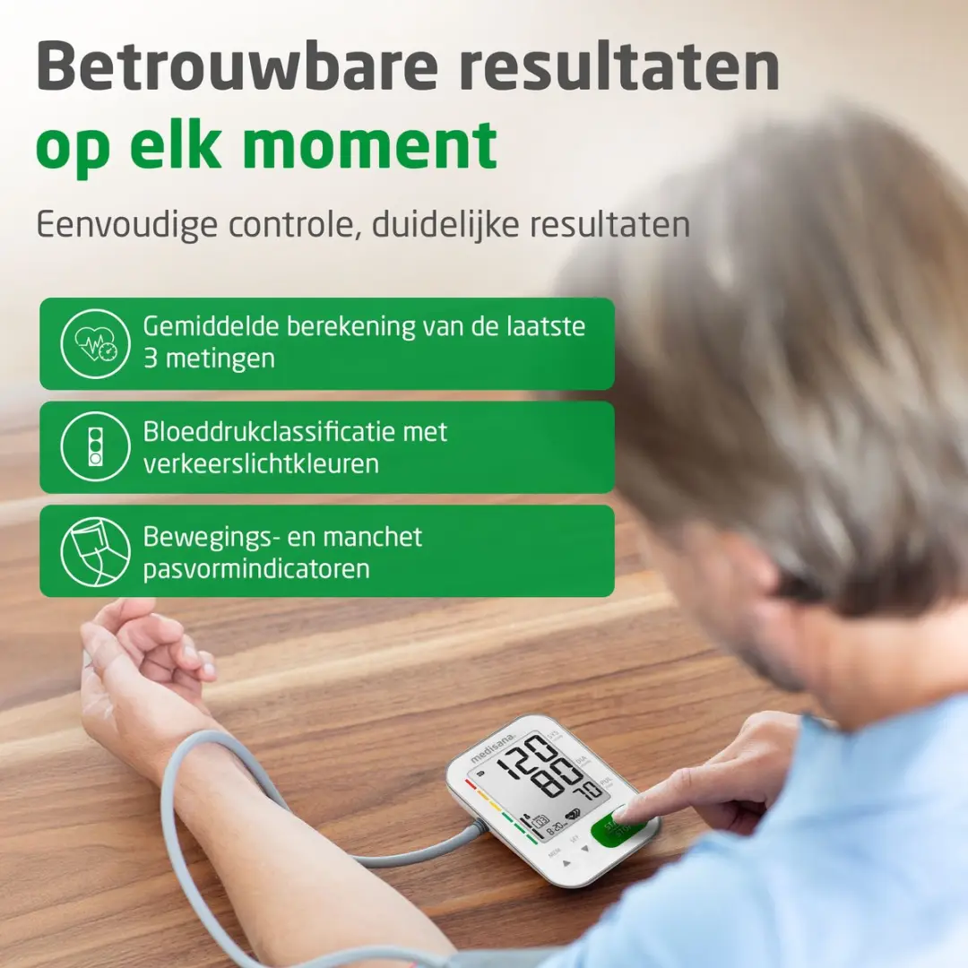 Medisana BU 566 Bloeddrukmeter - 2 Geheugenplekken