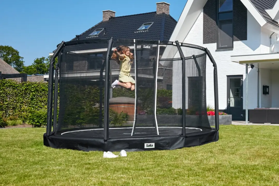 Salta Premium Ground Inground Trampoline 305cm - Zwart