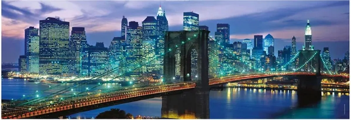 Clementoni Panorama New York Brooklyn Bridge Puzzel 1000 Stuks