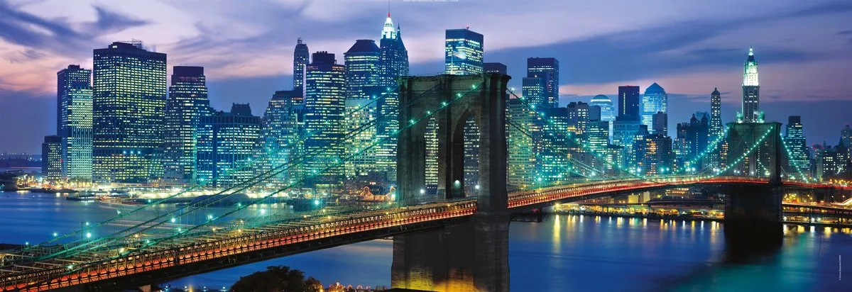 Clementoni Panorama New York Brooklyn Bridge Puzzel 1000 Stuks