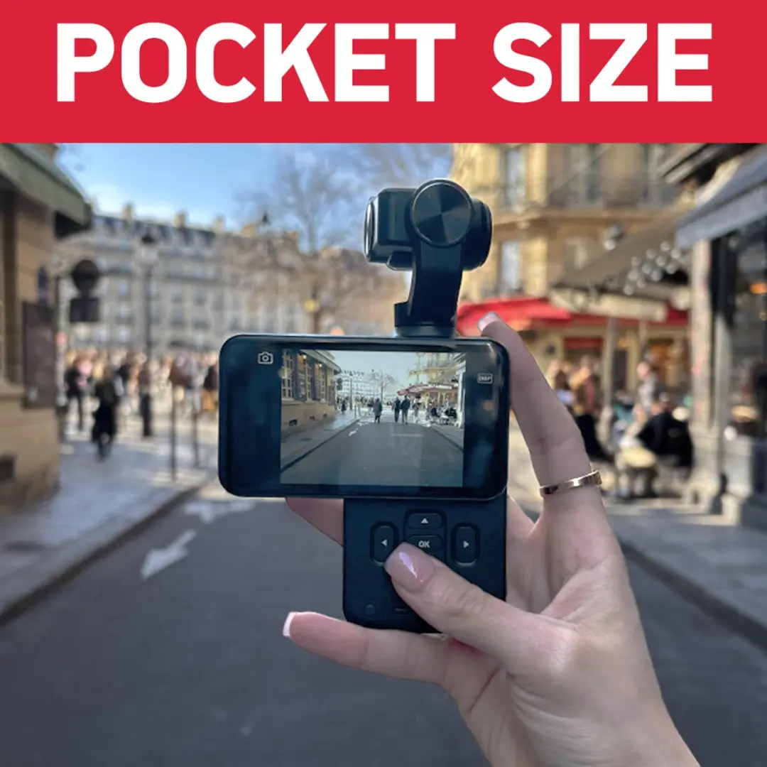 AgfaPhoto Mini Gimbal Camera MC3X - 3 Assen - 3,5" Touchscreen - Noir