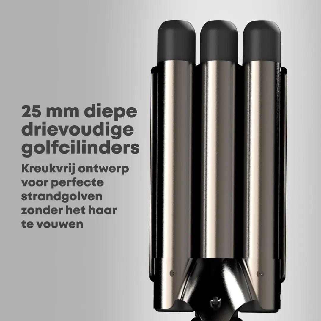 Revamp Progloss WV2000 Wafeltang 25mm - 3m - Zwart