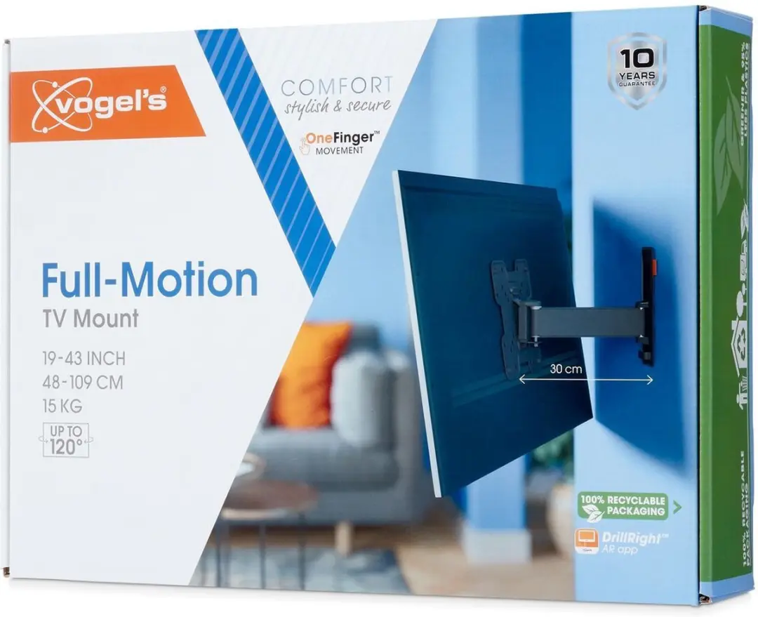 Vogel's TVM 3223 TV Wandbeugel 43" - Zwart