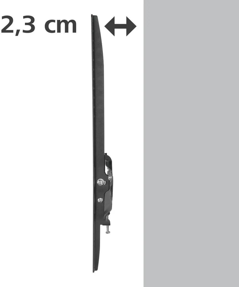 Hama TV Beugel Vast 00220809 - 32"-65" - 35kg - VESA 400x400 - Zwart