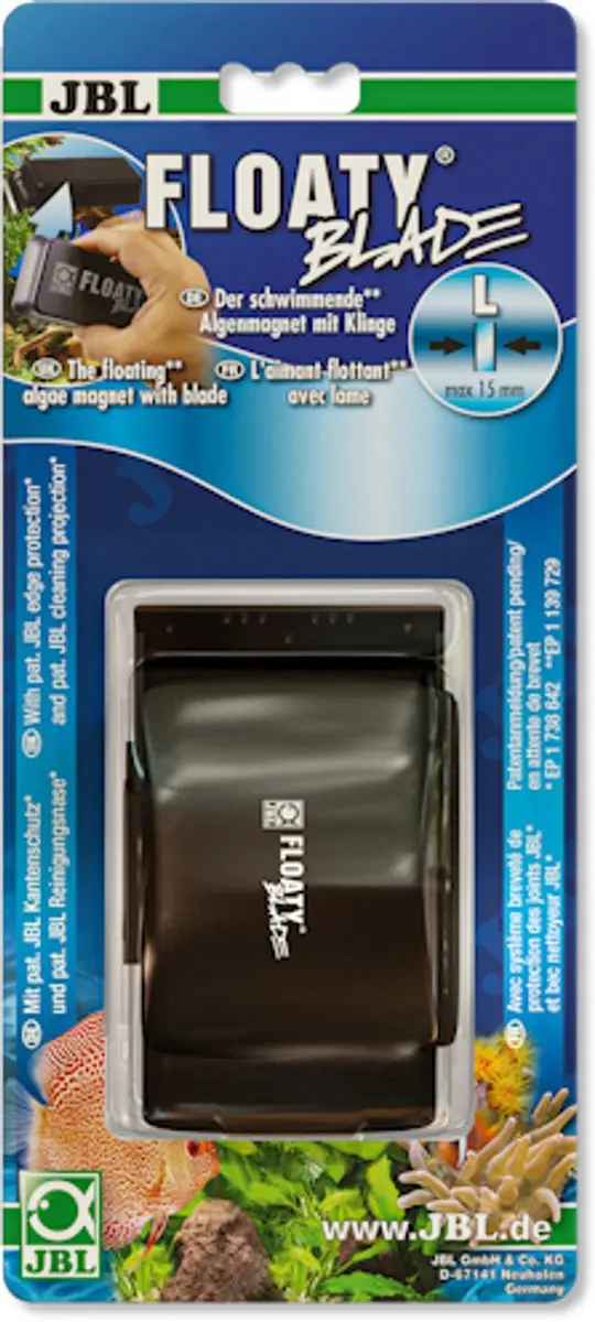 JBL Floaty L Blade Drijvende Aquariumruitreiniger