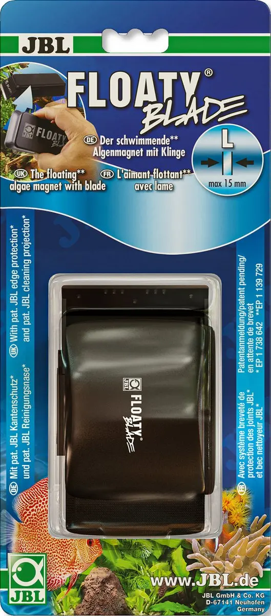 JBL Floaty L Blade Drijvende Aquariumruitreiniger