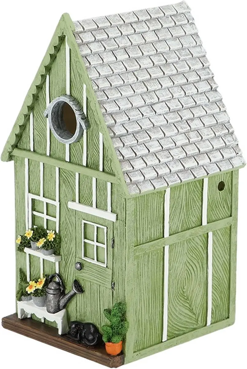 Esschert Design Vogelhuisje Mezen - 1 Inloop - Multikleur