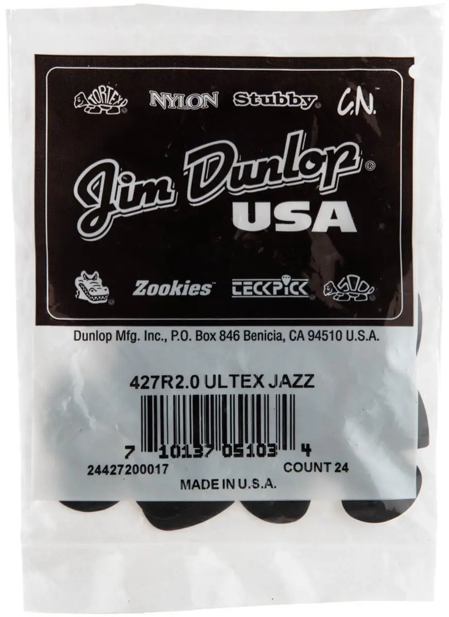 Dunlop Ultex Jazz III Plectrumset 24 Stuks - Multicolor