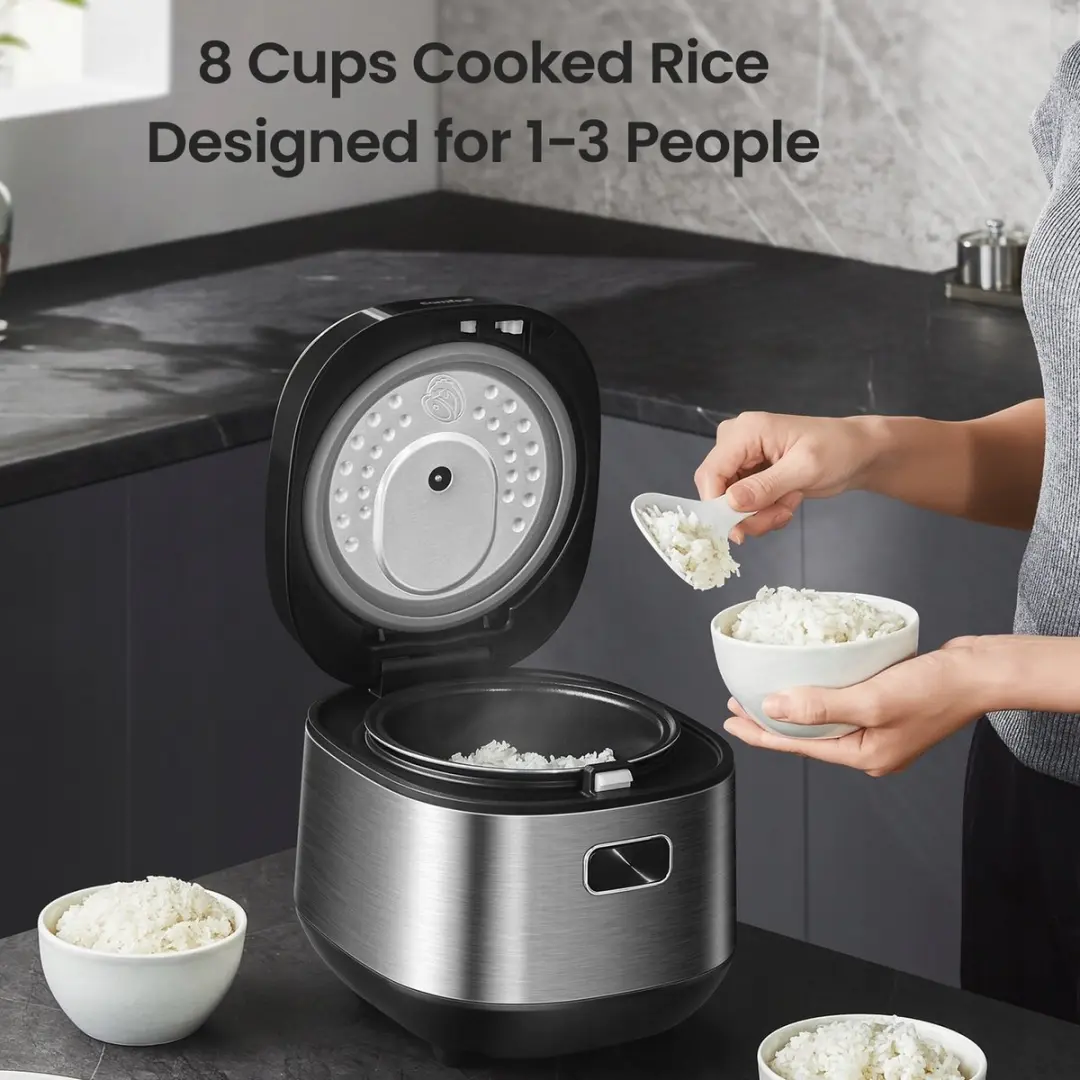 Midea MB-RC209 Rijstkoker 2L - 9 Programma's - 1000W - Zwart