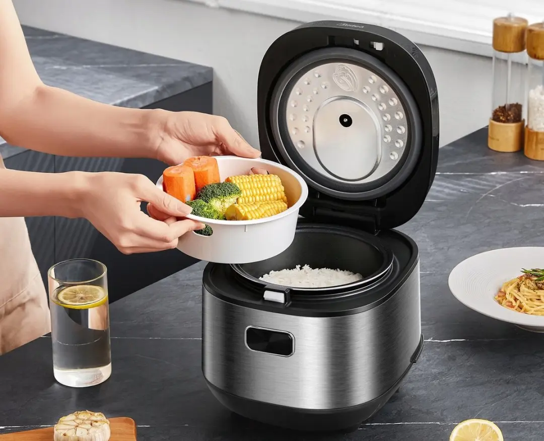 Midea MB-RC209 Rijstkoker 2L - 9 Programma's - 1000W - Zwart