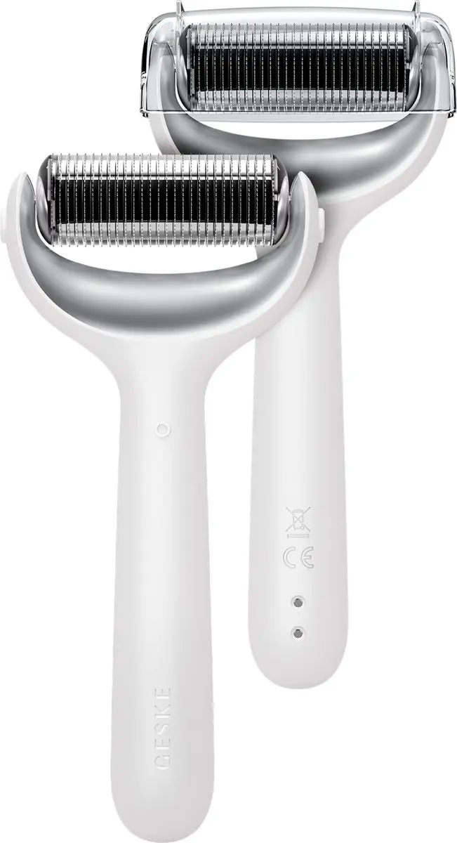 GESKE SmartAppGuided MicroNeedle Roller GK000042WH01 - 9 in 1 - Rozenkwarts - Wit - afbeelding 3 van 6