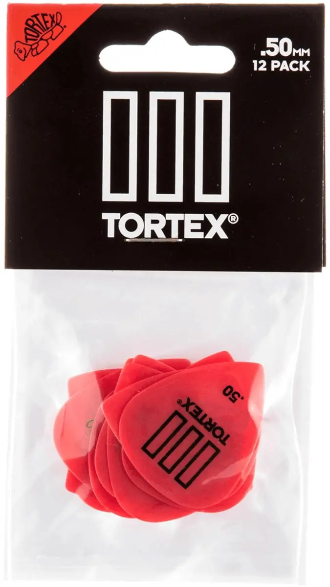 Dunlop Tortex III 462 Plectrums 0,50mm