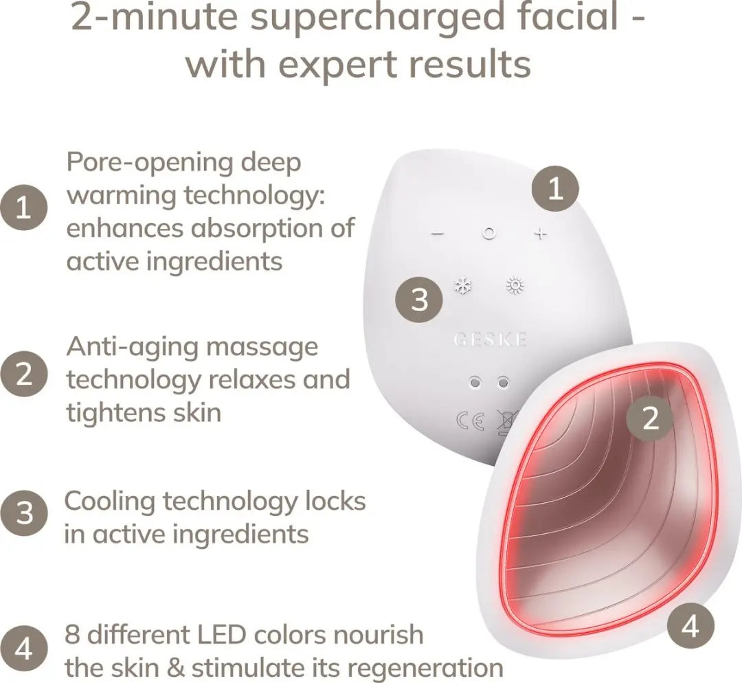 GESKE SmartAppGuided Sonic Warm & Cool Mask GK000002SL01 - Starlight