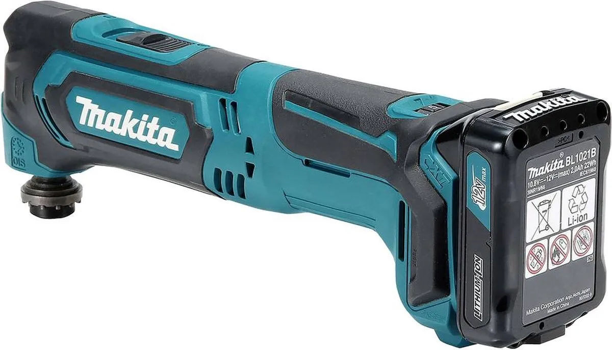Makita TM30DSMJX5 Multitool Set - 10.8V - 2x 4.0Ah Accu - 12 Accessoires - afbeelding 6 van 6