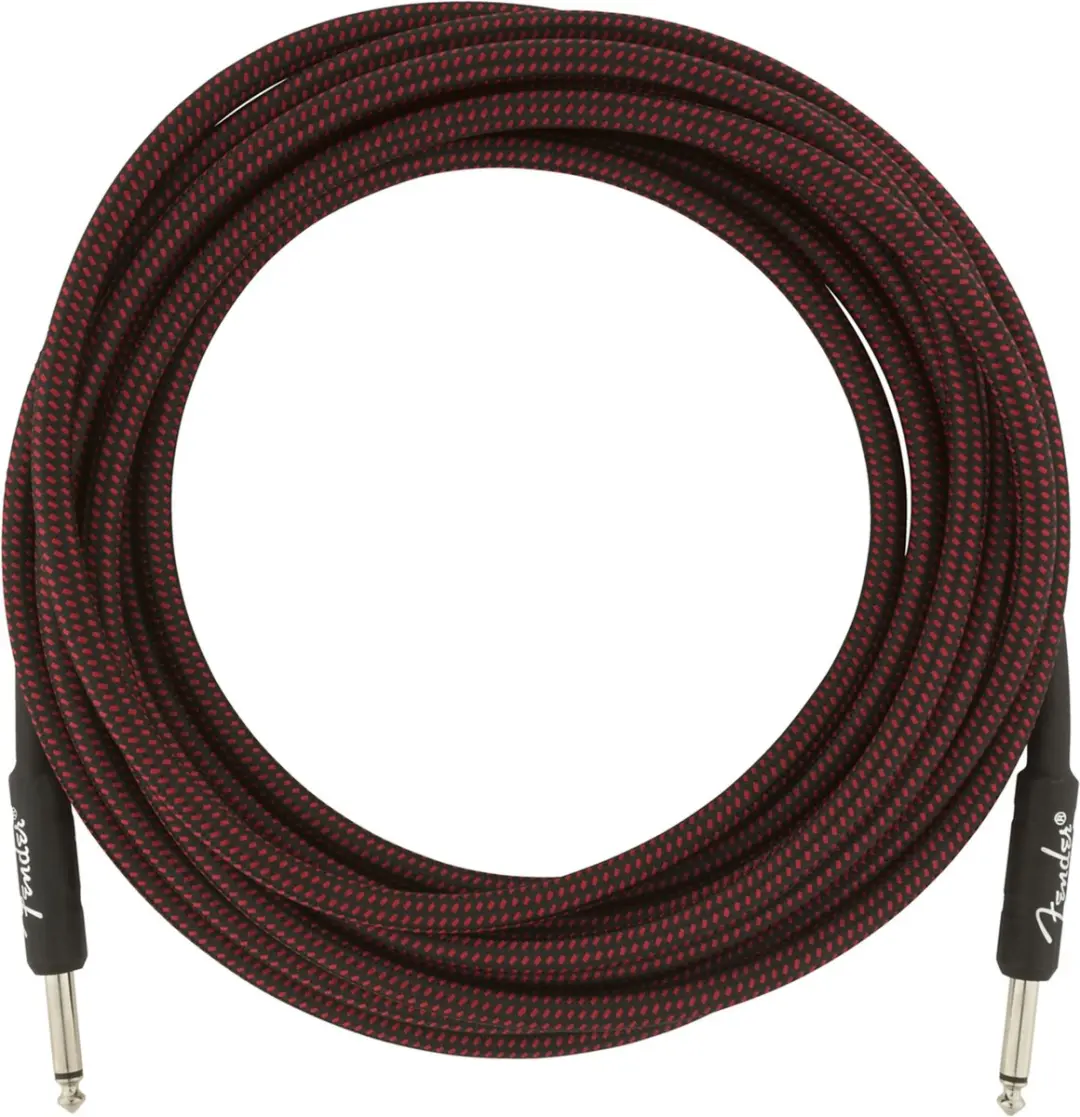Fender FG186 Professionele Gitaarkabel - 5,5m - Rot