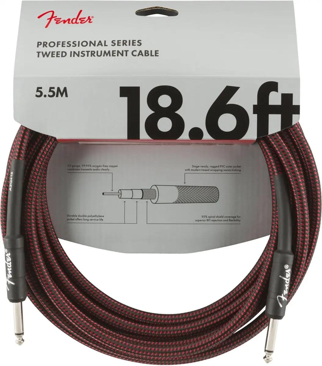 Fender FG186 Professionele Gitaarkabel